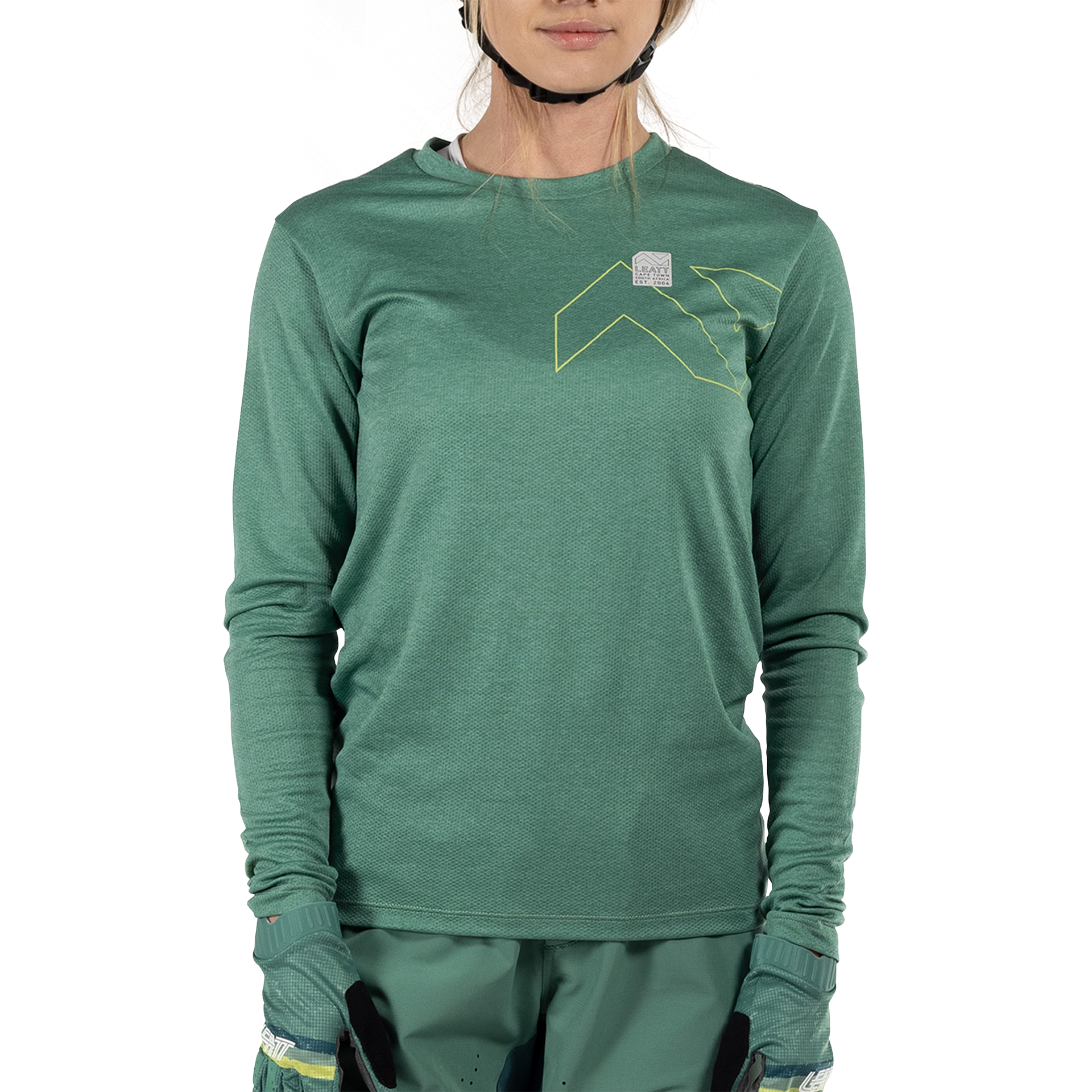 Maglia MTB Trail 3.0 a manica lunga in tessuto leggero Ice-Yarn da donna
