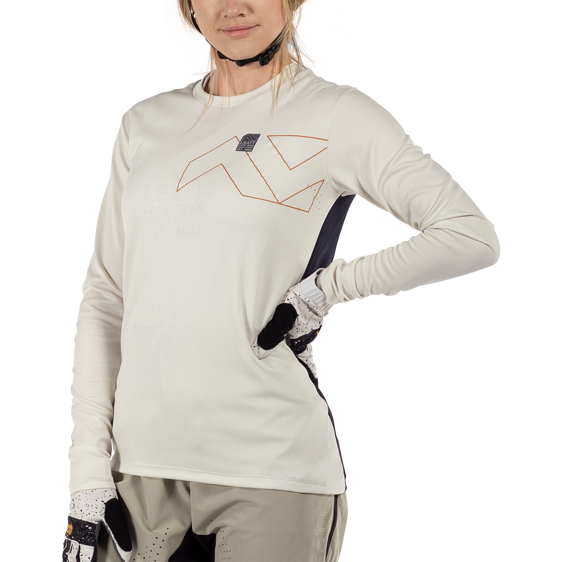 Maglia MTB Trail 3.0 a manica lunga in tessuto leggero Ice-Yarn da donna