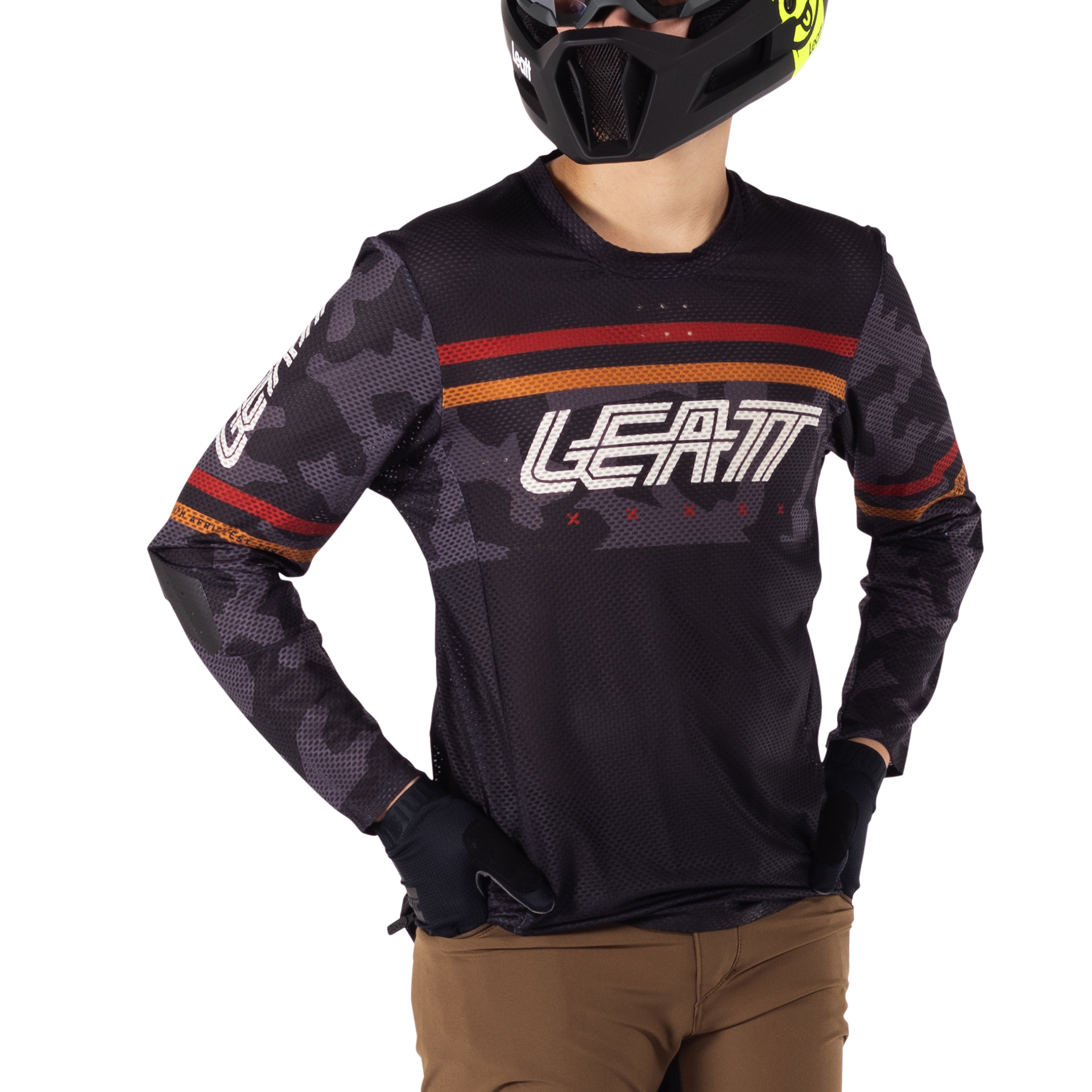 Maglia MTB Gravity 4.0 elasticizzata e confortevole per bambino