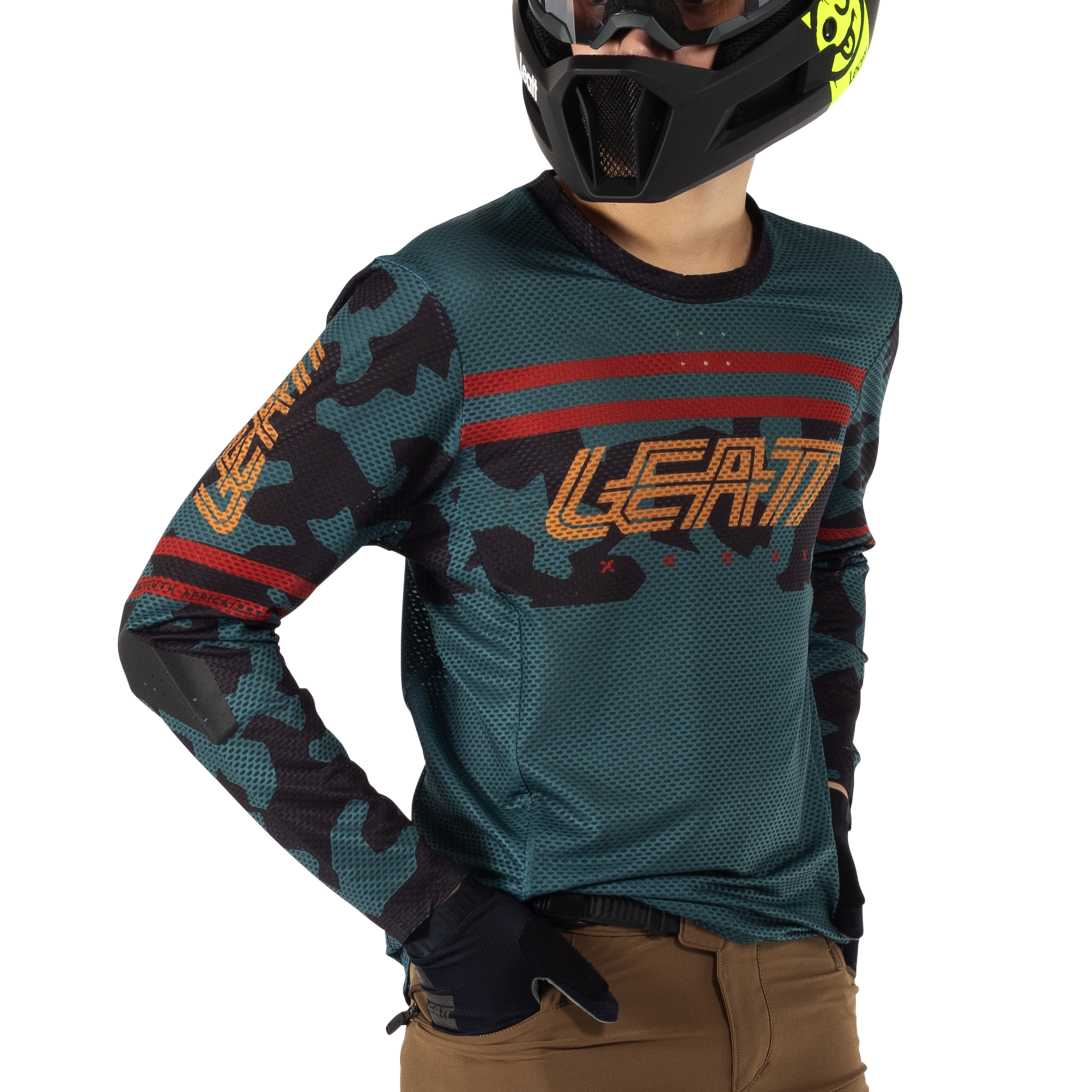 Maglia MTB Gravity 4.0 elasticizzata e confortevole per bambino