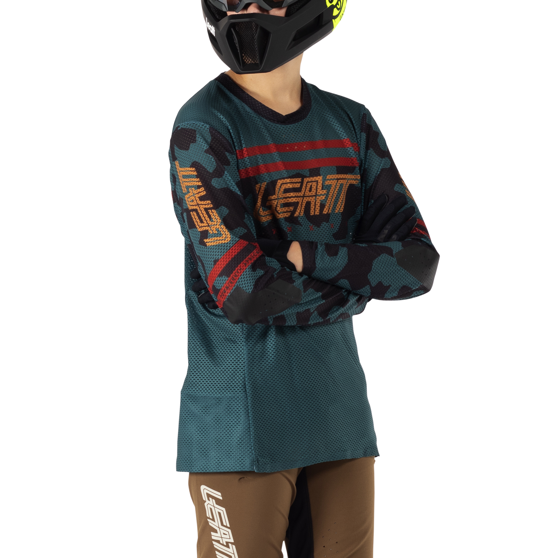 Maglia MTB Gravity 4.0 elasticizzata e confortevole per bambino