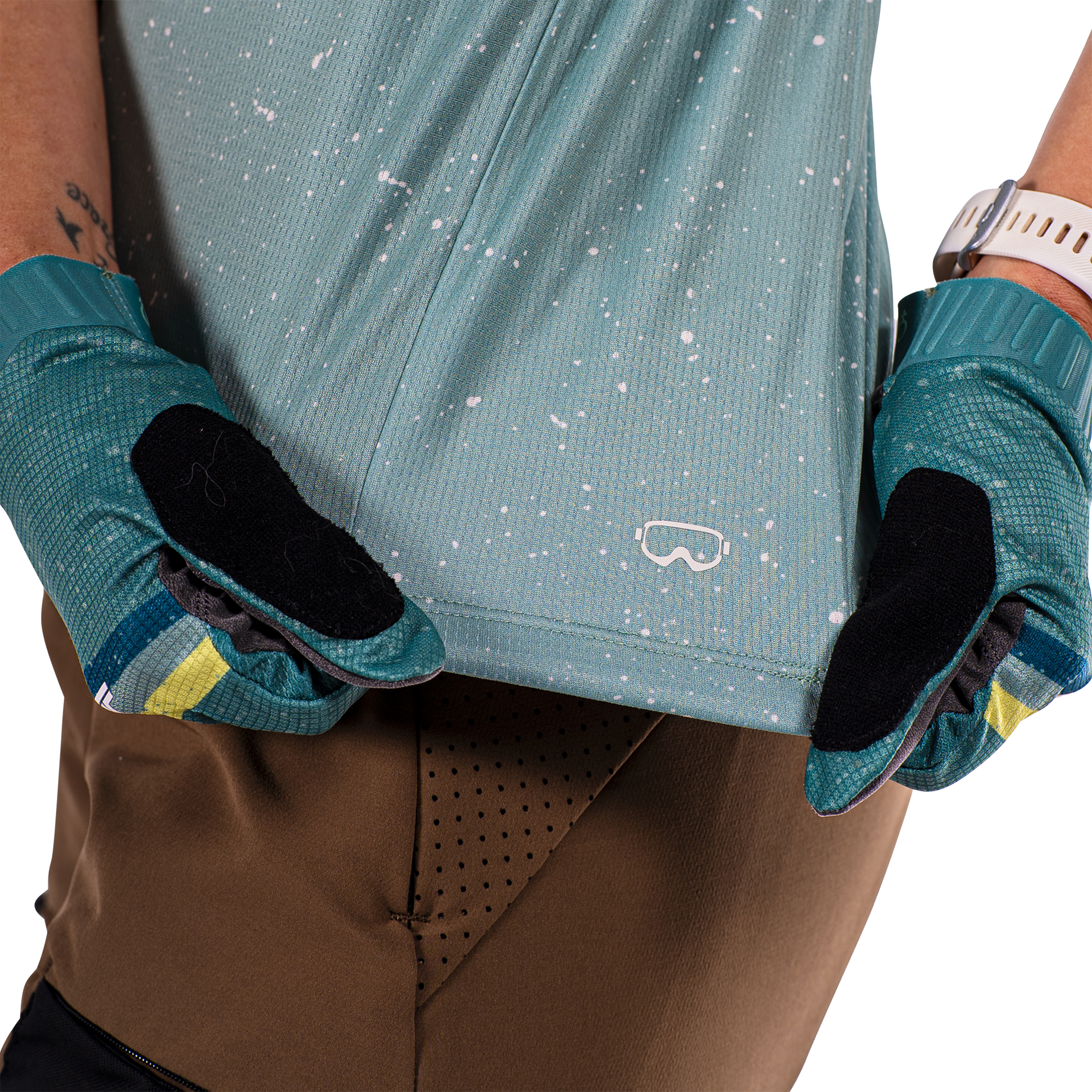 Maglia MTB Enduro 3.0 elastica con maniche a tre quarti da donna