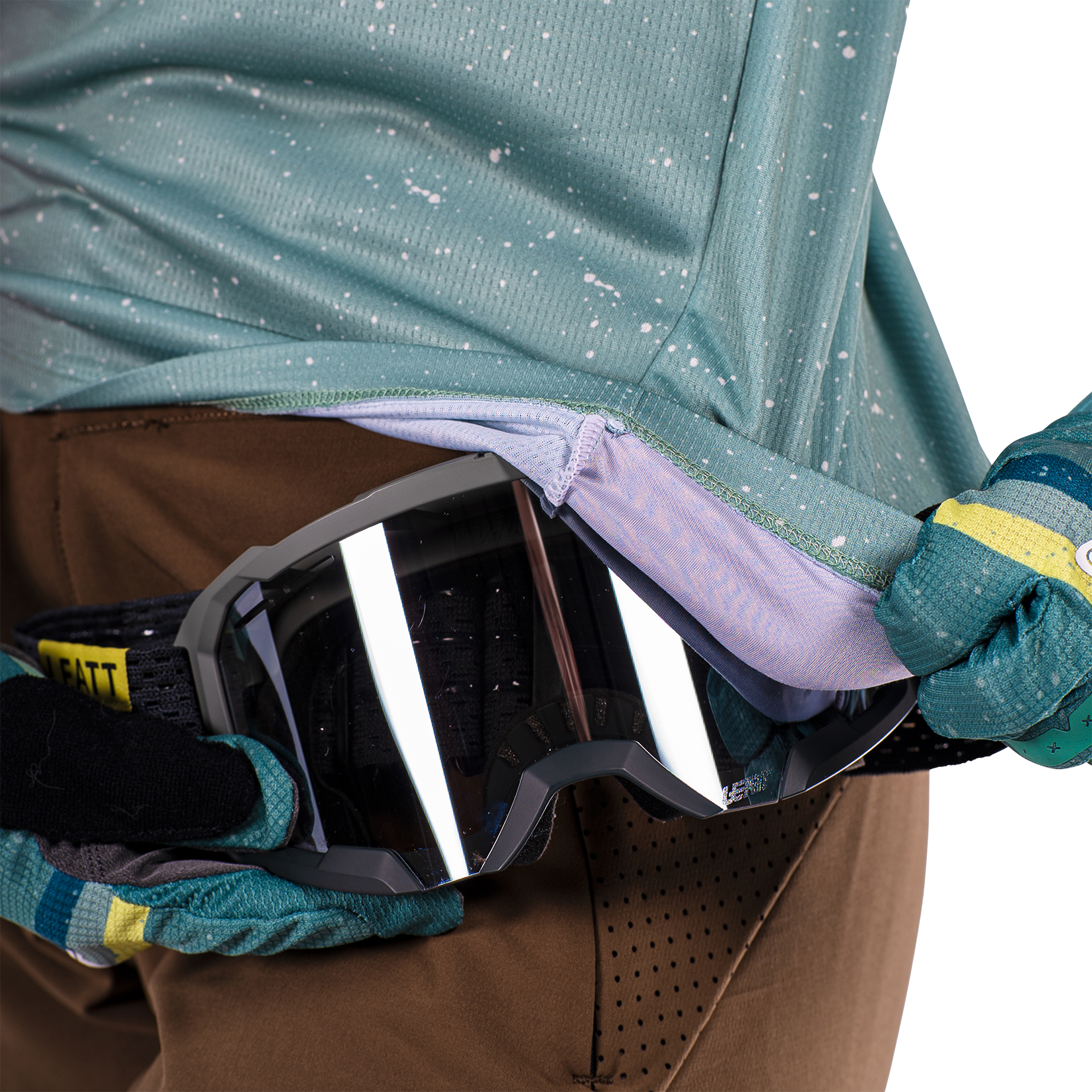 Maglia MTB Enduro 3.0 elastica con maniche a tre quarti da donna