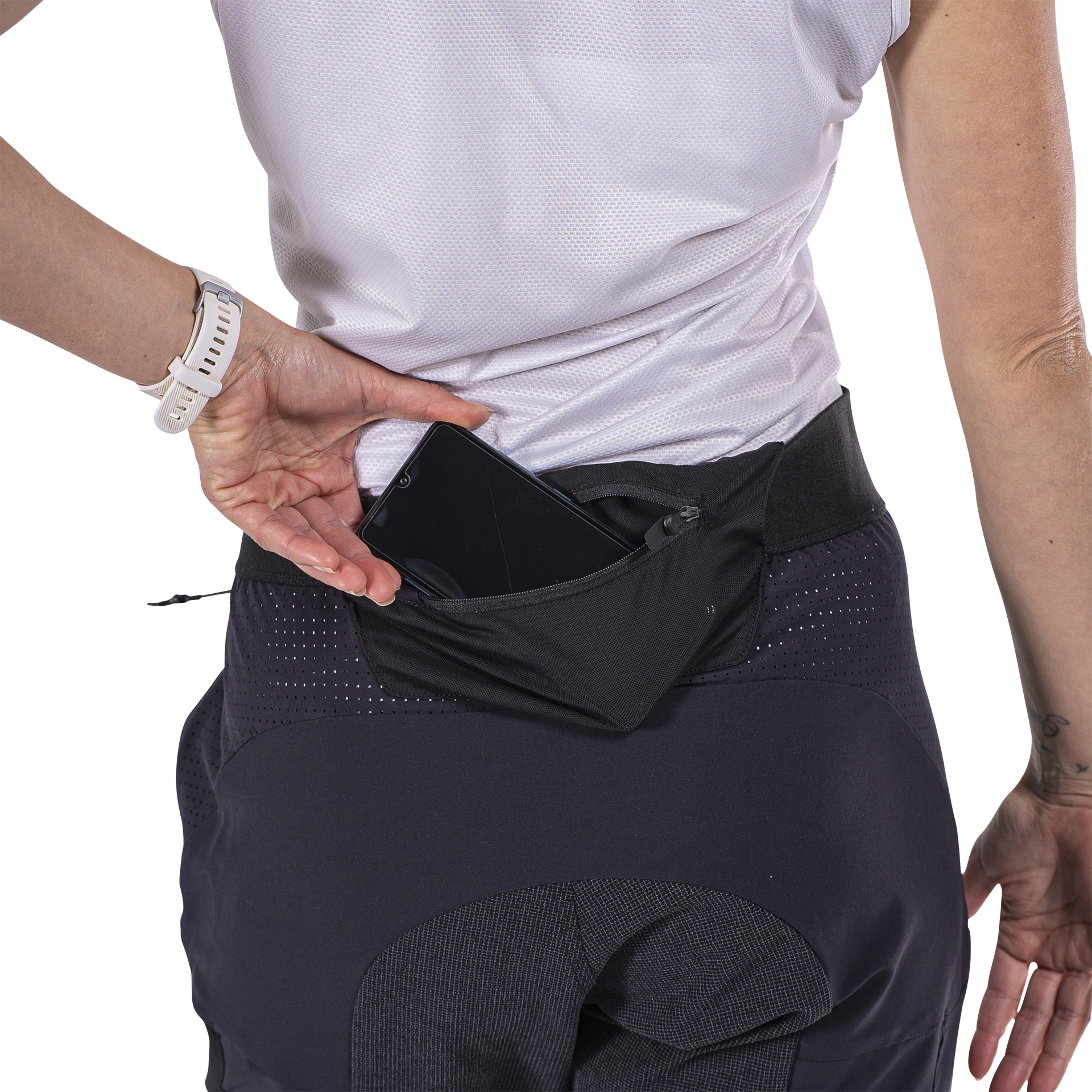 Pantaloncini MTB corti Enduro 3.0 confortevoli e resistenti da donna