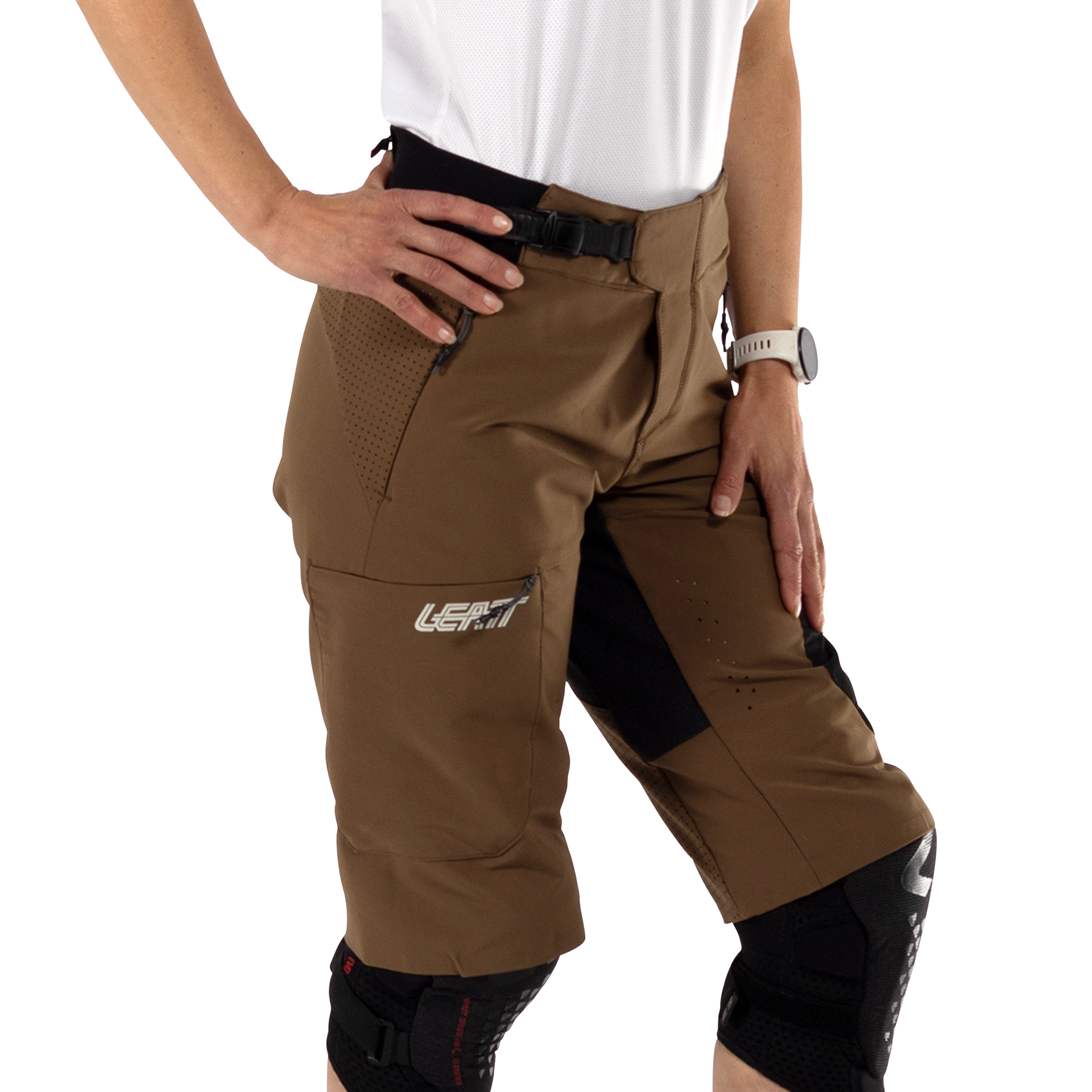 Pantaloncini MTB corti Enduro 3.0 confortevoli e resistenti da donna