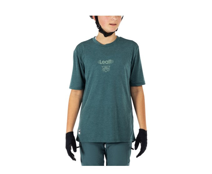 Maglia MTB ALLMTN 2.0 a manica corta leggera e traspirante per bambino