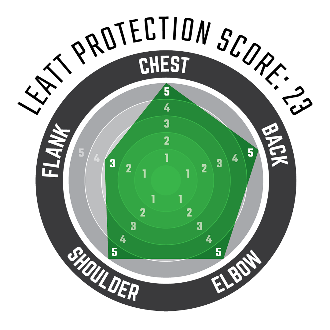 Maglia protettiva di livello 2 a maniche lunghe 3DF AirFit Hybrid con schiuma anti impatto