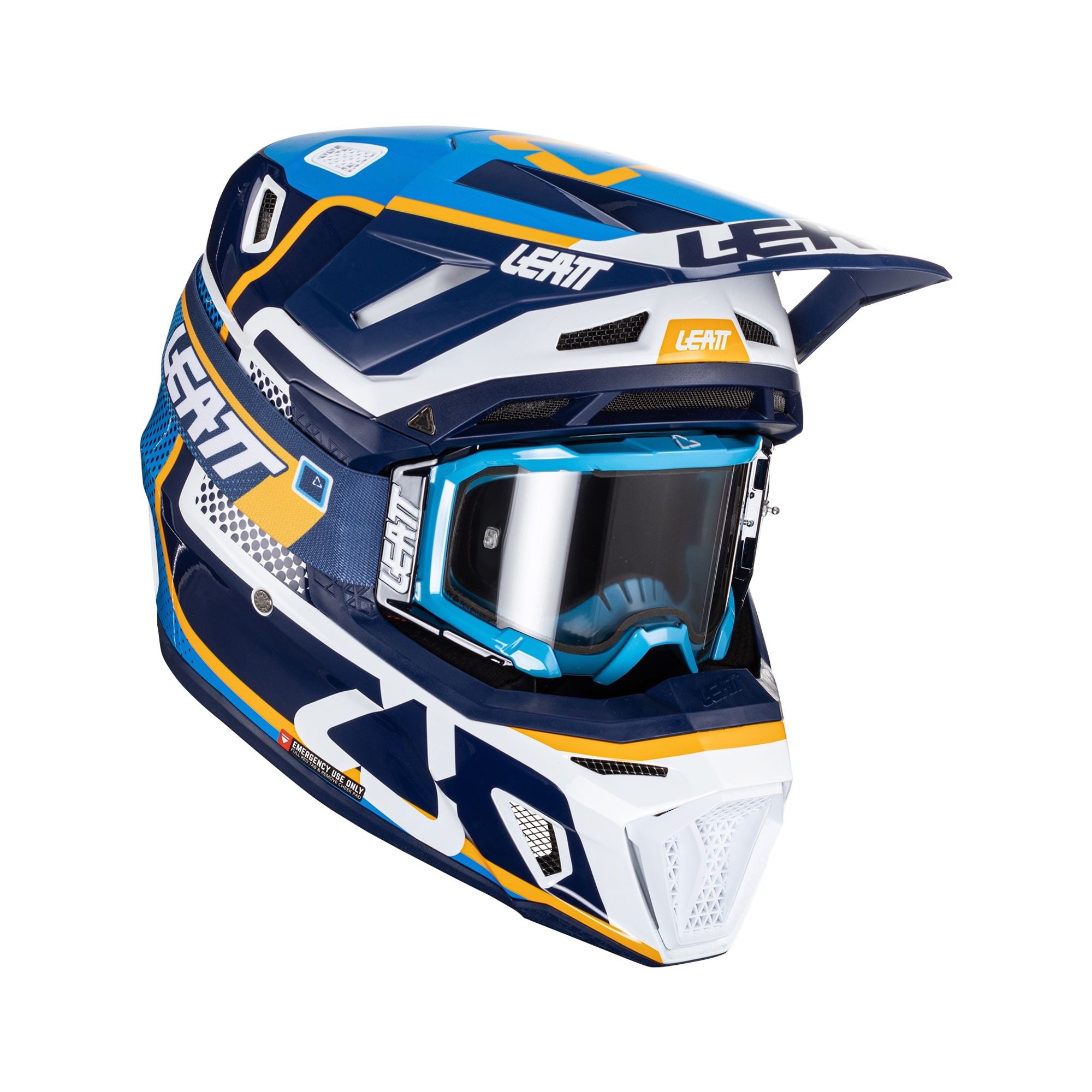 Casco moto 8.5 Composite protettivo con maschera da motocross inclusa